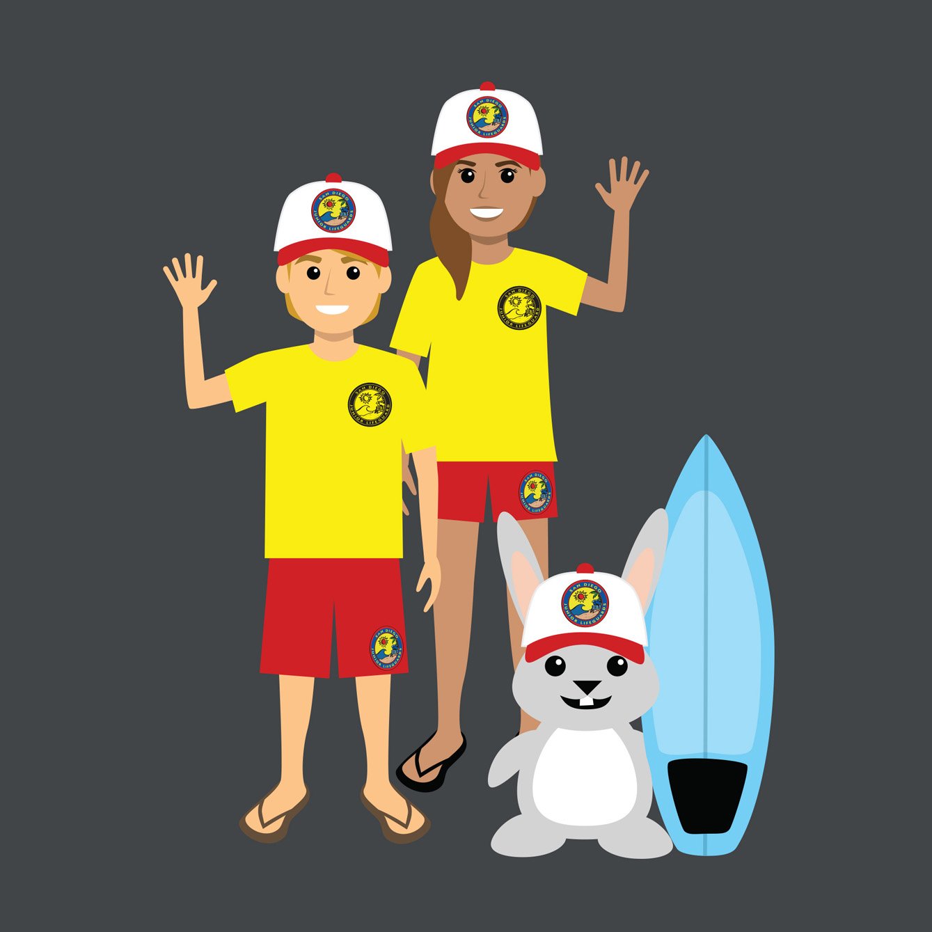Junior Lifeguards - Graphic Artwork