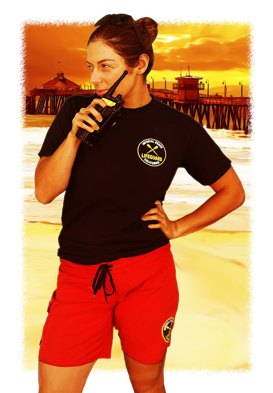 IB Lifeguard Stylized Portrait