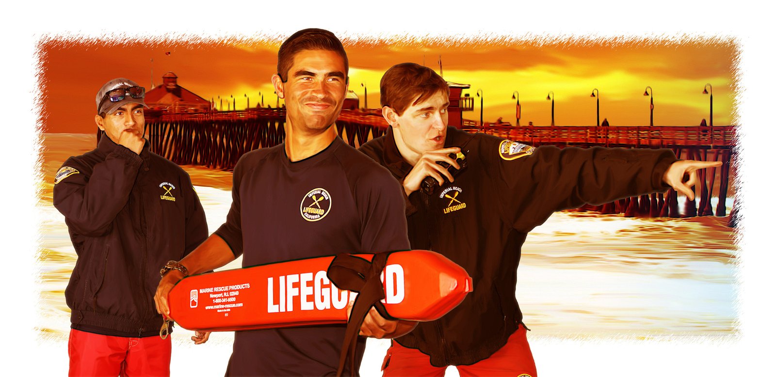 IB Lifeguard Stylized Portrait