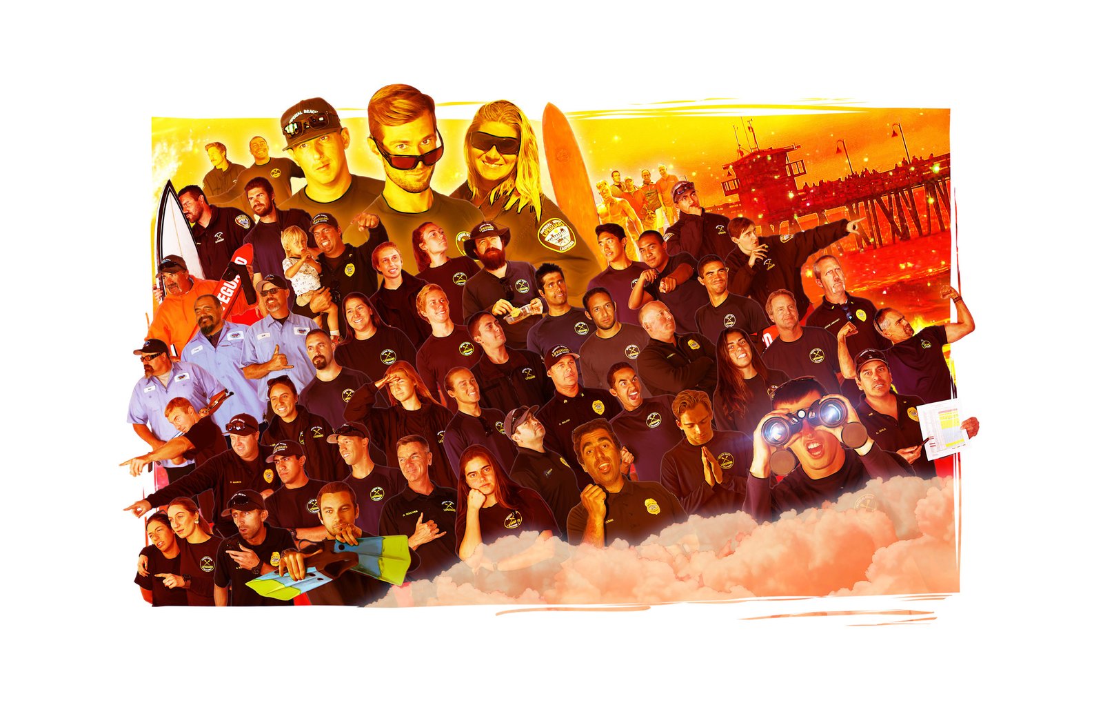 IB Lifeguard Stylized Portrait