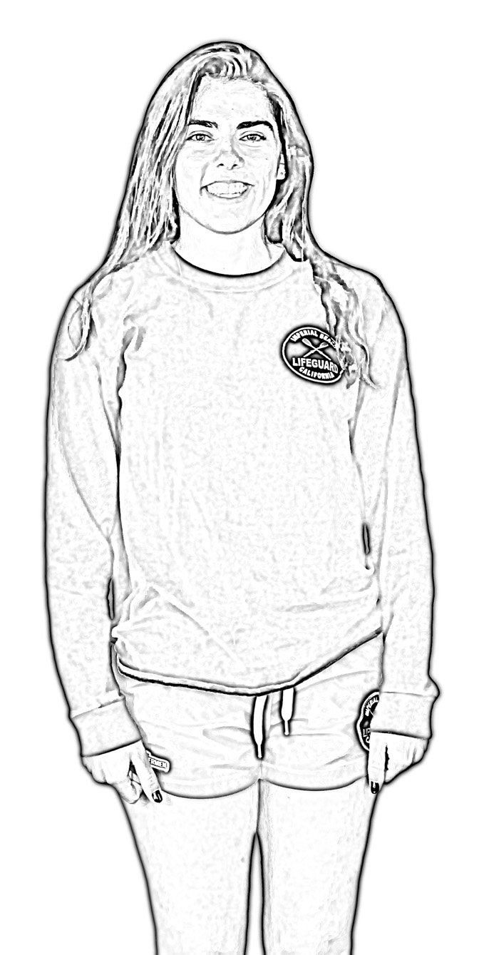 IB Lifeguard Sketch Portrait